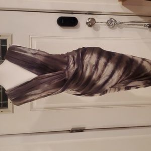 Cameo sz L greens and Greys tie dye sexy dress
